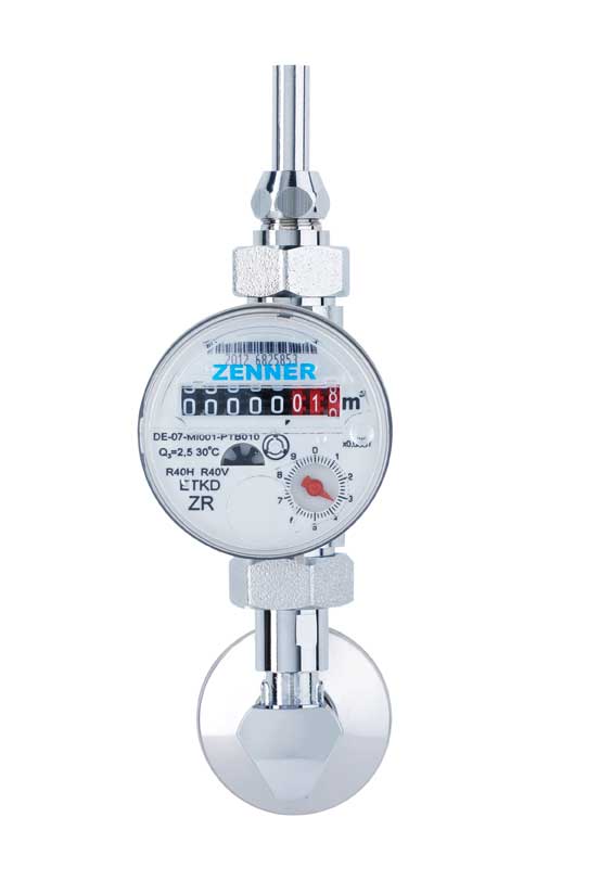 Washstand water meter